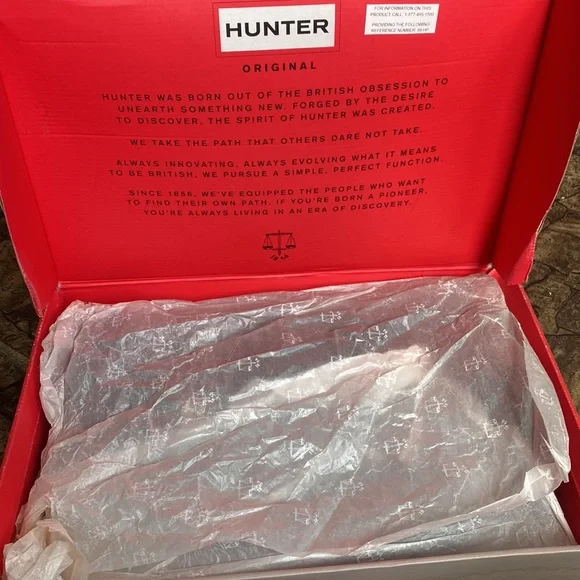 KIDS SIZE 3 HUnter boots, worn 3x times. - Picture 7 of 7